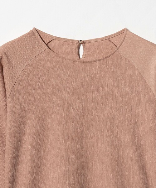 A DAY IN THE LIFE UNITED ARROWS(アデイインザライフユナイテッドアローズ)の「シャーリング ラグランスリーブカットソー <A DAY IN THE LIFE>(Tシャツ/カットソー・レディース・ライトピンク/オフホワイト/ダークグレー・FREE)」の5枚目の写真