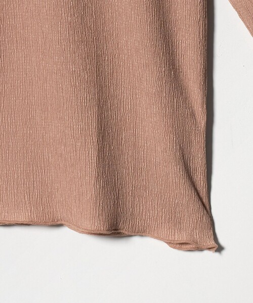 A DAY IN THE LIFE UNITED ARROWS(アデイインザライフユナイテッドアローズ)の「シャーリング ラグランスリーブカットソー <A DAY IN THE LIFE>(Tシャツ/カットソー・レディース・ライトピンク/オフホワイト/ダークグレー・FREE)」の7枚目の写真