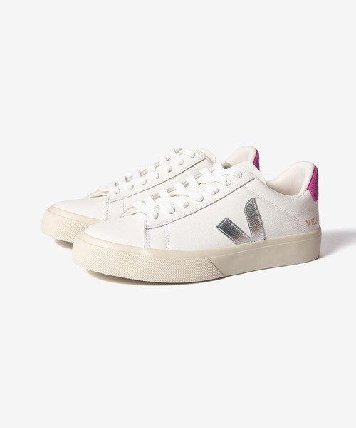 VEJA(ヴェジャ)の「VEJA CAMPO CHROMEFREE LEATHER SNEAKER カンポ クロムフリー レザー スニーカー(スニーカー・レディース・ホワイト系1/ホワイト系2/ホワイト系3/ホワイト系4・38/37/40/39/36)」の6枚目の写真