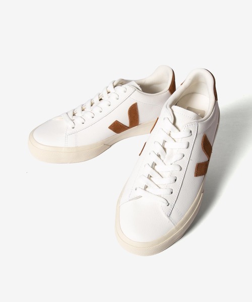 VEJA(ヴェジャ)の「VEJA CAMPO CHROMEFREE LEATHER SNEAKER カンポ クロムフリー レザー スニーカー(スニーカー・レディース・ホワイト系1/ホワイト系2/ホワイト系3/ホワイト系4・38/37/40/39/36)」の10枚目の写真