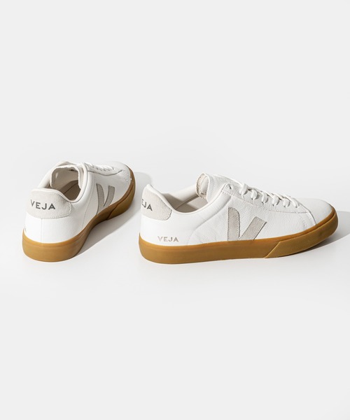 VEJA(ヴェジャ)の「VEJA CAMPO CHROMEFREE LEATHER SNEAKER カンポ クロムフリー レザー スニーカー(スニーカー・レディース・ホワイト系1/ホワイト系2/ホワイト系3/ホワイト系4・38/37/40/39/36)」の19枚目の写真