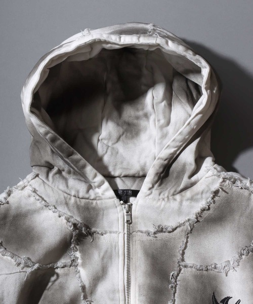 SITRY（シトリー）の「Grange Style Zip Hoodie/グランジ トライバル