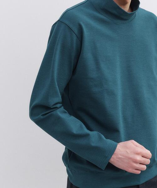 TAKEO KIKUCHI(タケオキクチ)の「【Sサイズ~】ウォーム ミラノリブ オフネック プルオーバー(Tシャツ/カットソー・メンズ・ネイビー/オフホワイト/ブルーグリーン/ライトグレー・04/03/02/01)」の10枚目の写真