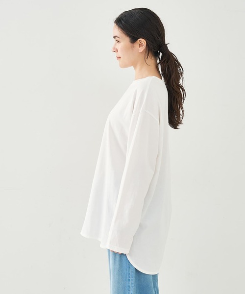 collex（コレックス）の「バックボタンカットプルオーバー（Tシャツ/カットソー・レディース・ホワイト/ブラック系その他・フリー）」の15枚目の写真