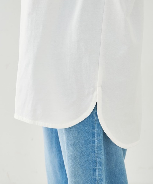 collex（コレックス）の「バックボタンカットプルオーバー（Tシャツ/カットソー・レディース・ホワイト/ブラック系その他・フリー）」の19枚目の写真