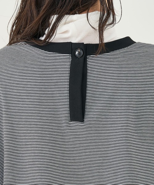 collex（コレックス）の「バックボタンカットプルオーバー（Tシャツ/カットソー・レディース・ホワイト/ブラック系その他・フリー）」の22枚目の写真