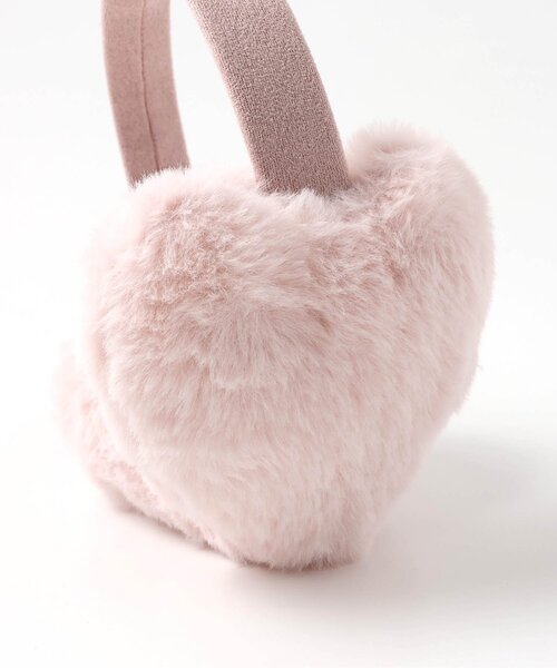 apres les cours（アプレレクール）の「ハートファーイヤーマフ（イヤーマフ・キッズ・アイボリー/ピンク・FREE）」の15枚目の写真