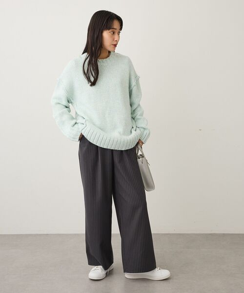 CRAFT STANDARD BOUTIQUE(クラフトスタンダードブティック)の「ピンストライプパンツ(その他パンツ・レディース・ブラウン系その他4/グレー系その他2・FREE)」の10枚目の写真
