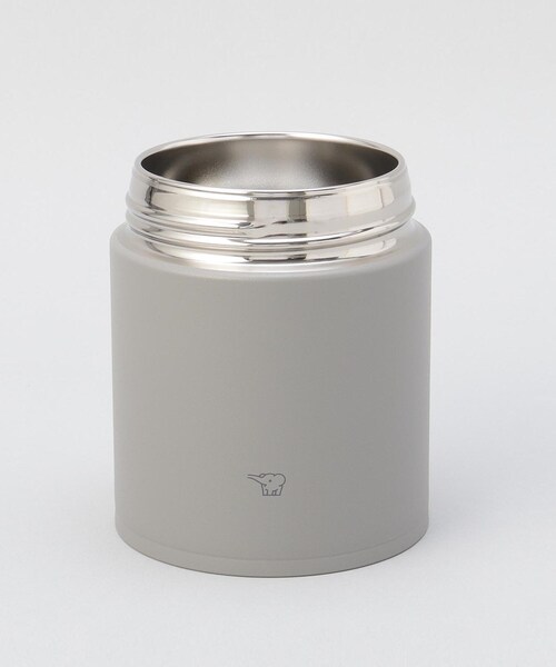 シームレスせん ステンレススープジャー 400ml GY ＜ZOJIRUSHI 象印
