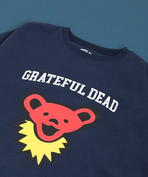 Grateful Dead(グレイトフルデッド)の「GRATEFULDEAD 裏起毛オーバーサイズトレーナー グレイトフルデッド(スウェット・メンズ・ダークグリーン系1/ホワイト系1/グレイッシュベージュ/ヘザーチャコール/チャコール/ブラック系1/ブラック/ネイビー/キャメル/杢グレー/ダークグリーン/ベージュ/オートミール/チャコールアッシュ/ネイビー系1/チャコールグレー・M/XL/L)」の16枚目の写真