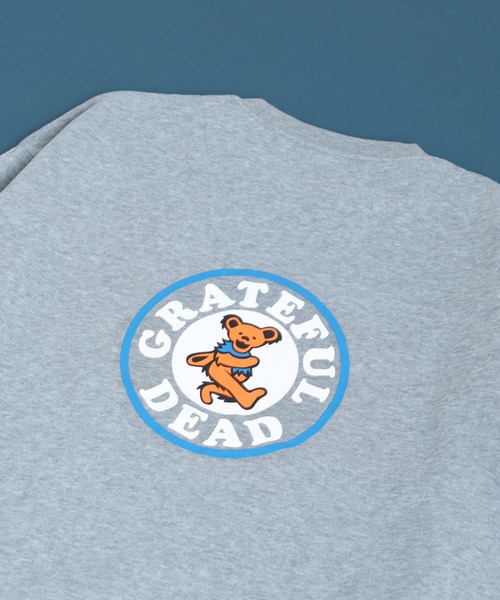 Grateful Dead(グレイトフルデッド)の「GRATEFULDEAD 裏起毛オーバーサイズトレーナー グレイトフルデッド(スウェット・メンズ・ダークグリーン系1/ホワイト系1/グレイッシュベージュ/ヘザーチャコール/チャコール/ブラック系1/ブラック/ネイビー/キャメル/杢グレー/ダークグリーン/ベージュ/オートミール/チャコールアッシュ/ネイビー系1/チャコールグレー・M/XL/L)」の8枚目の写真