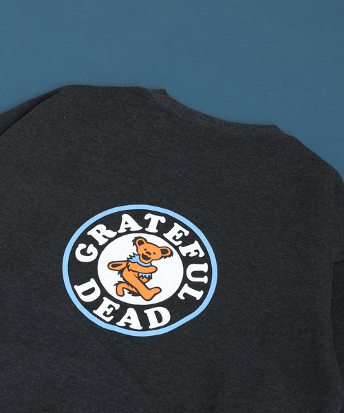 Grateful Dead(グレイトフルデッド)の「GRATEFULDEAD 裏起毛オーバーサイズトレーナー グレイトフルデッド(スウェット・メンズ・ダークグリーン系1/ホワイト系1/グレイッシュベージュ/ヘザーチャコール/チャコール/ブラック系1/ブラック/ネイビー/キャメル/杢グレー/ダークグリーン/ベージュ/オートミール/チャコールアッシュ/ネイビー系1/チャコールグレー・M/XL/L)」の9枚目の写真