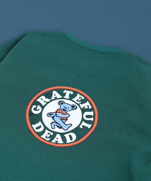 Grateful Dead(グレイトフルデッド)の「GRATEFULDEAD 裏起毛オーバーサイズトレーナー グレイトフルデッド(スウェット・メンズ・ダークグリーン系1/ホワイト系1/グレイッシュベージュ/ヘザーチャコール/チャコール/ブラック系1/ブラック/ネイビー/キャメル/杢グレー/ダークグリーン/ベージュ/オートミール/チャコールアッシュ/ネイビー系1/チャコールグレー・M/XL/L)」の13枚目の写真