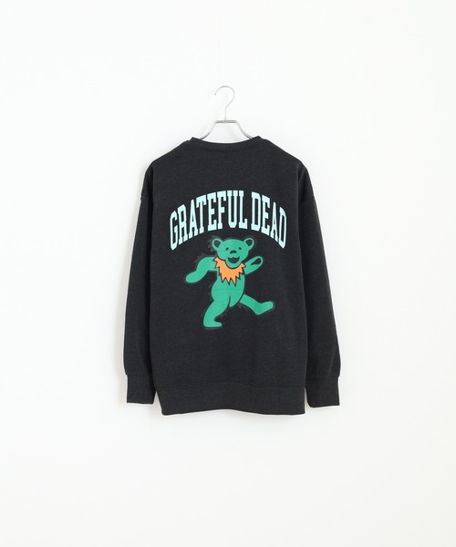 Grateful Dead(グレイトフルデッド)の「GRATEFULDEAD 裏起毛オーバーサイズトレーナー グレイトフルデッド(スウェット・メンズ・ダークグリーン系1/ホワイト系1/グレイッシュベージュ/ヘザーチャコール/チャコール/ブラック系1/ブラック/ネイビー/キャメル/杢グレー/ダークグリーン/ベージュ/オートミール/チャコールアッシュ/ネイビー系1/チャコールグレー・M/XL/L)」の19枚目の写真