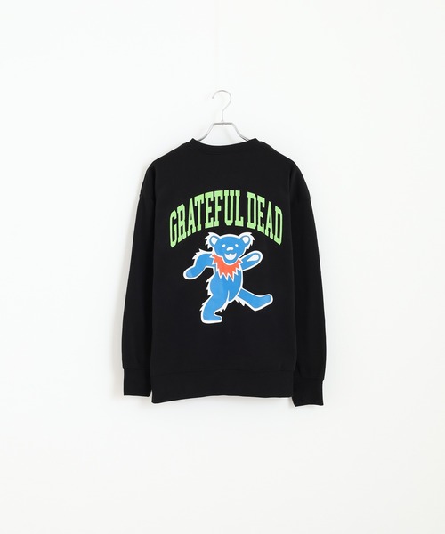 Grateful Dead(グレイトフルデッド)の「GRATEFULDEAD 裏起毛オーバーサイズトレーナー グレイトフルデッド(スウェット・メンズ・ダークグリーン系1/ホワイト系1/グレイッシュベージュ/ヘザーチャコール/チャコール/ブラック系1/ブラック/ネイビー/キャメル/杢グレー/ダークグリーン/ベージュ/オートミール/チャコールアッシュ/ネイビー系1/チャコールグレー・M/XL/L)」の17枚目の写真