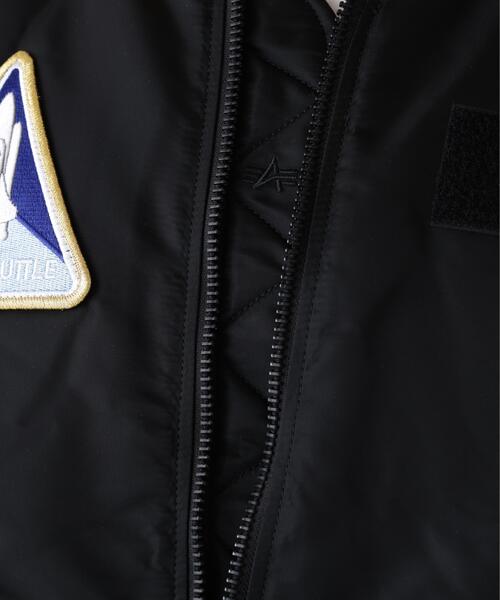 Alpha Industries（アルファインダストリーズ）の「ALPHA INDUSTRIES/アルファ インダストリーズ/NASA MA-1 FLIGHT JACKET /ナサ エムエーワン フライトジャケット（MA-1・メンズ・ネイビー/ブラック・L/M/S/2XL/XL）」の19枚目の写真