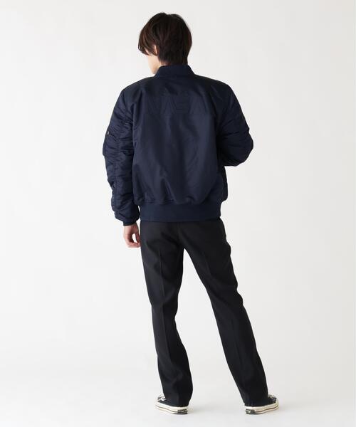 Alpha Industries(アルファインダストリーズ)の「ALPHA INDUSTRIES/アルファ インダストリーズ/NASA MA-1 FLIGHT JACKET /ナサ エムエーワン フライトジャケット(MA-1・メンズ・ネイビー/ブラック・L/M/S/2XL/XL)」の22枚目の写真