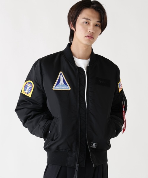 コオリッポ Alpha NASA MA1 ブラック ALPHA INDUSTRIES/アルファ インダストリーズ/NASA MA-1 FLIGHT JACKET