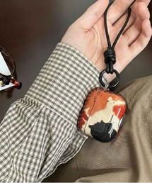 ammy. | 【 ammy. / エイミードット 】 マーブル デザイン airpods ケース(ヘッドフォン/イヤホン)