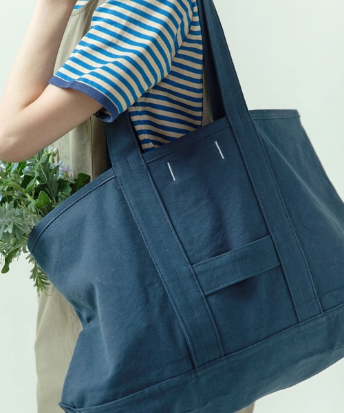 PAR ICI KLASSISK（パーリッシィクラシスク）の「ateliers PENELOPE BIGトートバッグ（トートバッグ・レディース・ネイビー/ブラウン・FREE）」の21枚目の写真