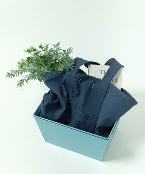 PAR ICI KLASSISK（パーリッシィクラシスク）の「ateliers PENELOPE BIGトートバッグ（トートバッグ・レディース・ネイビー/ブラウン・FREE）」の20枚目の写真