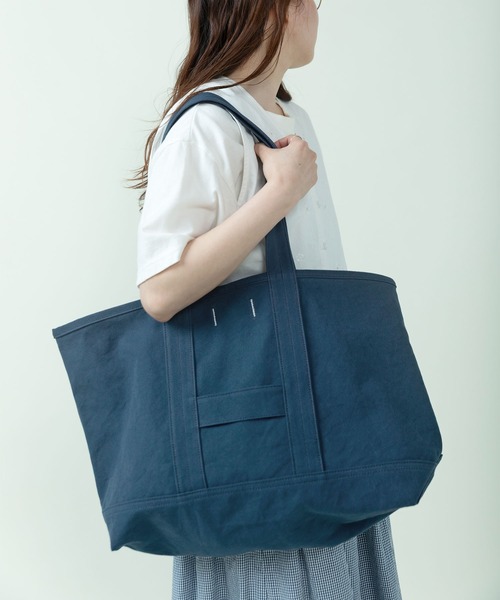 PAR ICI KLASSISK（パーリッシィクラシスク）の「ateliers PENELOPE BIGトートバッグ（トートバッグ・レディース・ネイビー/ブラウン・FREE）」の18枚目の写真