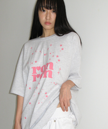 MILKY WAY BOX FIT T SHIRT WHITE MELANGE