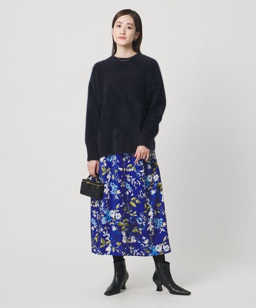 UNITED ARROWS（ユナイテッドアローズ）の「サテン コクーン プリント スカート ‐ウォッシャブル‐（スカート・レディース・その他1・38/36）」の3枚目の写真