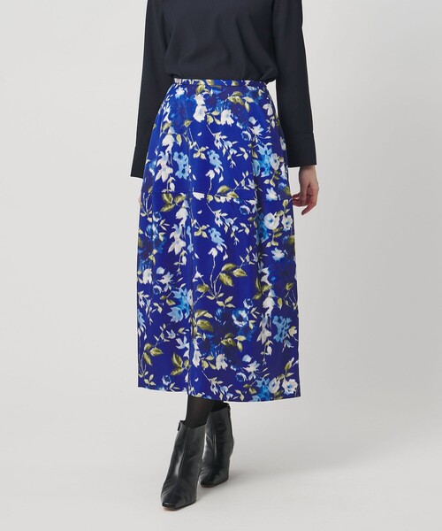 UNITED ARROWS（ユナイテッドアローズ）の「サテン コクーン プリント スカート ‐ウォッシャブル‐（スカート・レディース・その他1・38/36）」の5枚目の写真