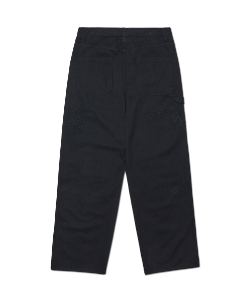 NOMANUAL（NOMANUAL）の「SIDE GRAPHIC PANTS - BLACK（その他パンツ・レディース・その他・LARGE/SMALL/MEDIUM）」の2枚目の写真
