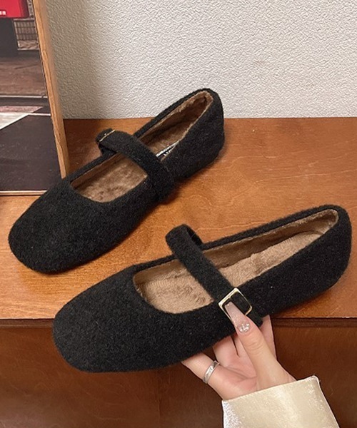 Miniministore（ミニミニストア）の「メリージェーンシューズ もこもこパンプス（パンプス・レディース・ブラウン/グレー/ブラック・22.5cm/23.0cm/23.5cm/24.0cm/24.5cm/25.0cm）」の12枚目の写真