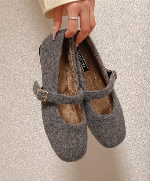 Miniministore（ミニミニストア）の「メリージェーンシューズ もこもこパンプス（パンプス・レディース・ブラウン/グレー/ブラック・22.5cm/23.0cm/23.5cm/24.0cm/24.5cm/25.0cm）」の14枚目の写真