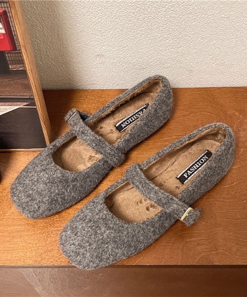 Miniministore（ミニミニストア）の「メリージェーンシューズ もこもこパンプス（パンプス・レディース・ブラウン/グレー/ブラック・22.5cm/23.0cm/23.5cm/24.0cm/24.5cm/25.0cm）」の15枚目の写真
