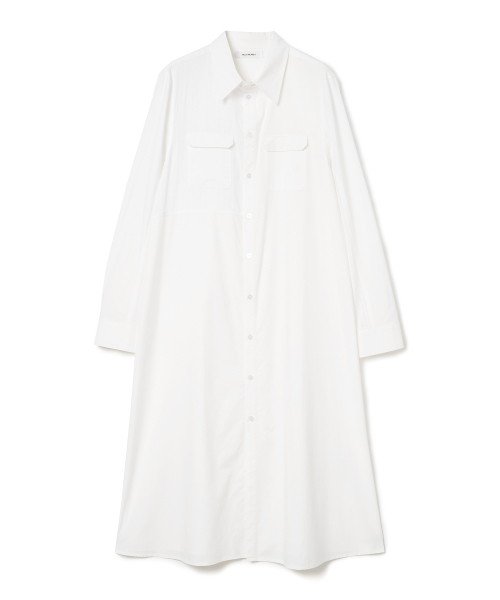 MILLO WOMEN（ミロウーマン）の「レイヤーコットンロングシャツ[ホワイト]（シャツ/ブラウス・レディース・その他・SMALL/MEDIUM）」の2枚目の写真