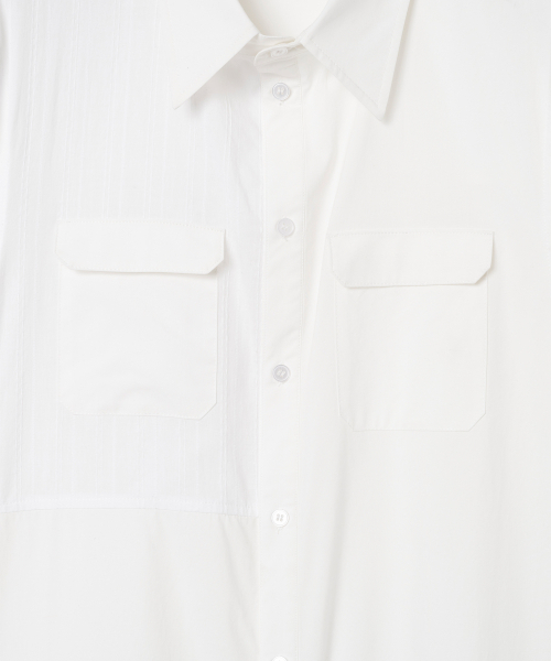 MILLO WOMEN（ミロウーマン）の「レイヤーコットンロングシャツ[ホワイト]（シャツ/ブラウス・レディース・その他・SMALL/MEDIUM）」の5枚目の写真