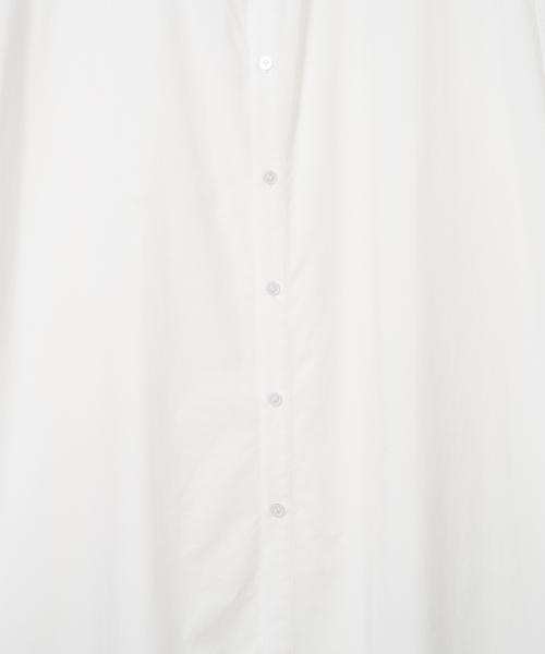 MILLO WOMEN（ミロウーマン）の「レイヤーコットンロングシャツ[ホワイト]（シャツ/ブラウス・レディース・その他・SMALL/MEDIUM）」の6枚目の写真