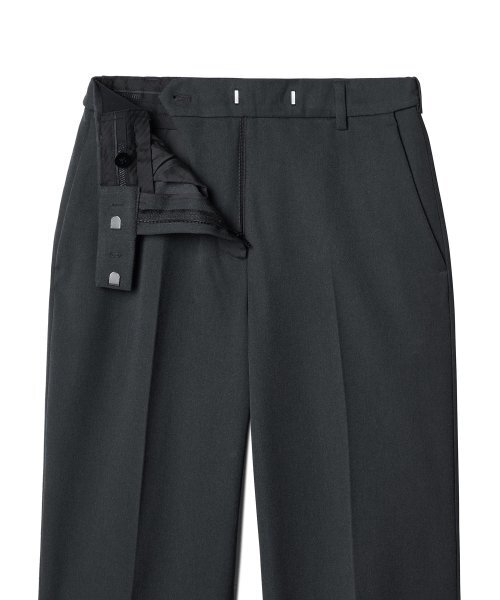 MUSINSA STANDARD WOMAN（ムシンサスタンダードウーマン）の「女性のヘビー級インナーナッピングスリムストレート隠しバンディングスラックス[グレー]（スラックス・レディース・その他・32/30/31/24/25/26/27/28/29）」の3枚目の写真
