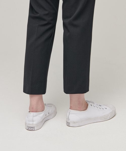 MUSINSA STANDARD WOMAN（ムシンサスタンダードウーマン）の「女性のヘビー級インナーナッピングスリムストレート隠しバンディングスラックス[グレー]（スラックス・レディース・その他・32/30/31/24/25/26/27/28/29）」の8枚目の写真