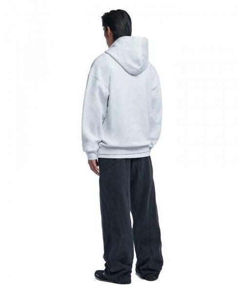 NOMANUAL(NOMANUAL)の「NM AUTO HOODIE - WHITE MELANGE(パーカー・レディース・その他・SMALL/MEDIUM/LARGE/X-LARGE)」の4枚目の写真