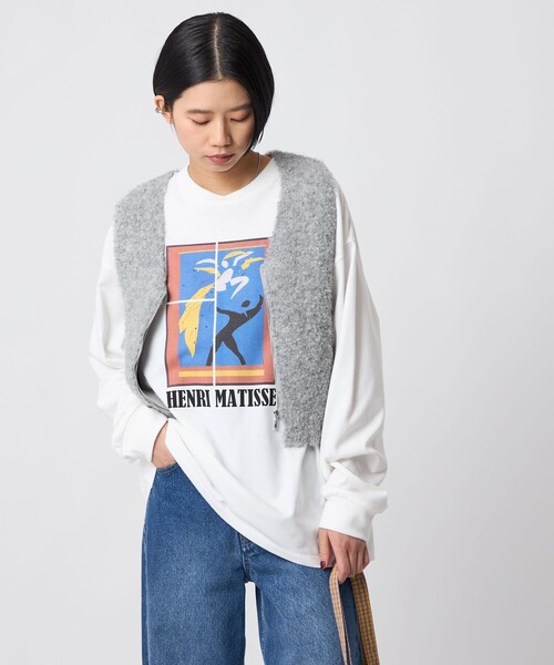 CITEN(シテン)の「<CITEN>ブークレニットジップベスト(ベスト・レディース・ネイビー/ライトグレー/ダークブラウン・FREE)」の6枚目の写真