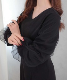 MAISON DE THERESE（メゾン ド テレーズ）の「Vネックマーメイドロングワンピース（ワンピース）」