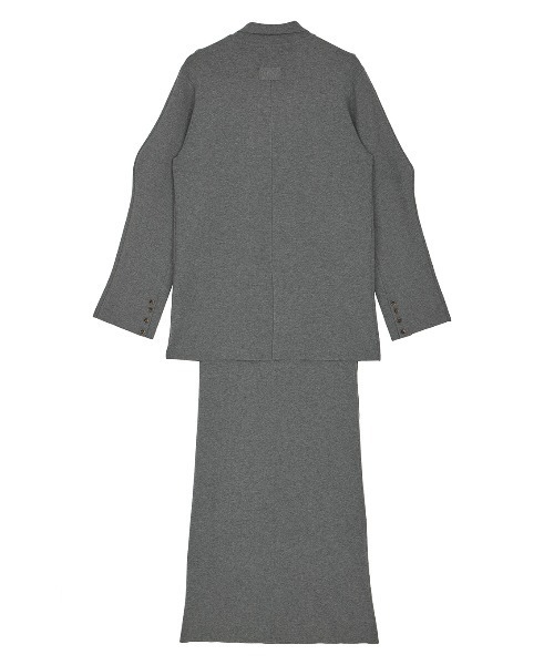 UND JACKET WINDING SKIRT KNIT SET DRESS（ワンピース）｜Ameri