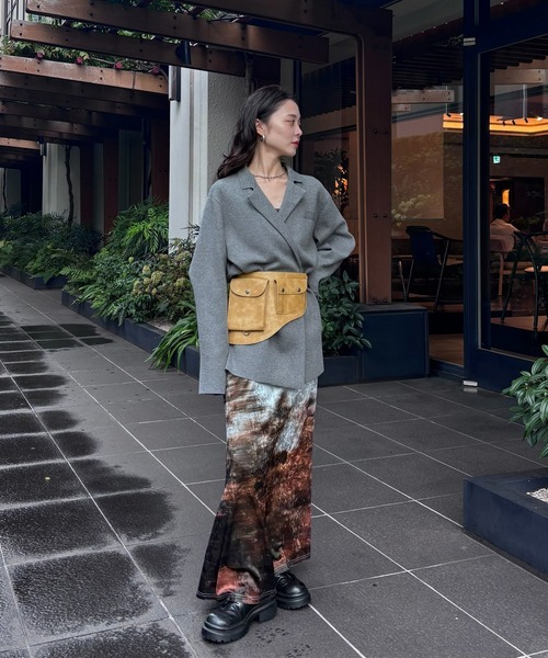 Ameri（アメリ）の「UND JACKET WINDING SKIRT KNIT SET DRESS 