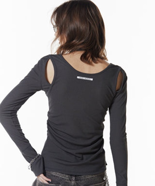 JOSEMOON/ジョゼムーン】SCARF CHOKER TOPS/スカーフチョーカー