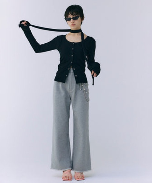 JOSEMOON/ジョゼムーン】SCARF CHOKER TOPS/スカーフチョーカー