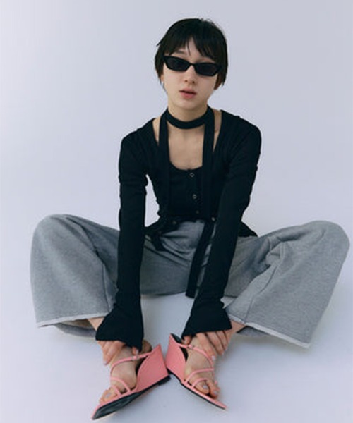 JOSEMOON/ジョゼムーン】SCARF CHOKER TOPS/スカーフチョーカー