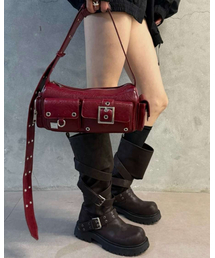 BLACKPURPLE | ミニフォートレスバッグ Mini Fortress Bag-Red(ショルダーバッグ)