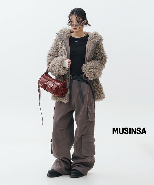 BLACKPURPLE(ブラックパープル)の「ミニフォートレスバッグ Mini Fortress Bag-Red(ショルダーバッグ・レディース・レッド・FREE)」の19枚目の写真