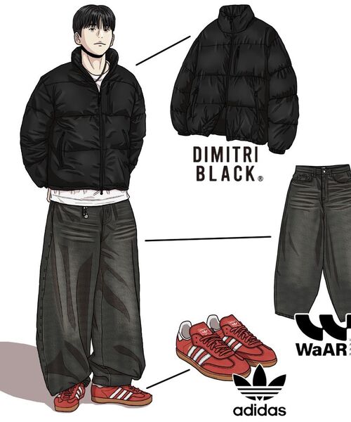 DIMITRI BLACK(ディミトリブラック)の「ASI 2WAYヘビーウェイトプファーパディングジャケット_ブラック(ダウンジャケット/コート・レディース・その他・SMALL/MEDIUM/LARGE/X-LARGE)」の12枚目の写真