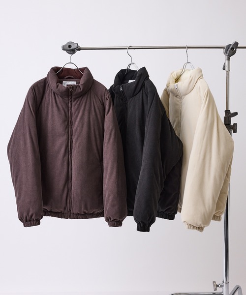 le cercle ADAM ET ROPE'(ルセルクルアダムエロペ)の「コール中わたブルゾン(ブルゾン・メンズ・ホワイト/ブラウン/ブラック・M/L/LL)」の3枚目の写真